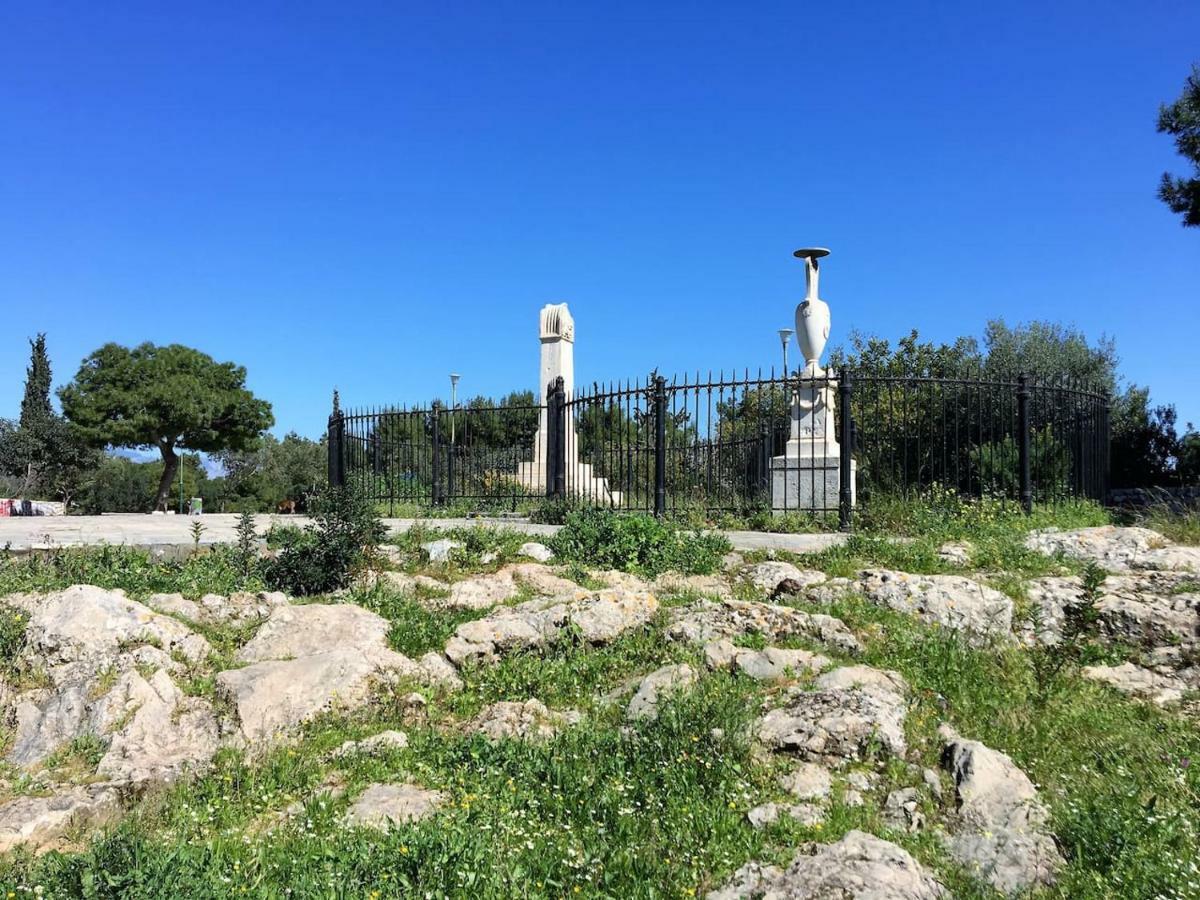 70M2 Apartment 4 Mins From Athens Central Station! Kültér fotó